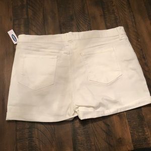 Old Navy White 3” Jean shorts